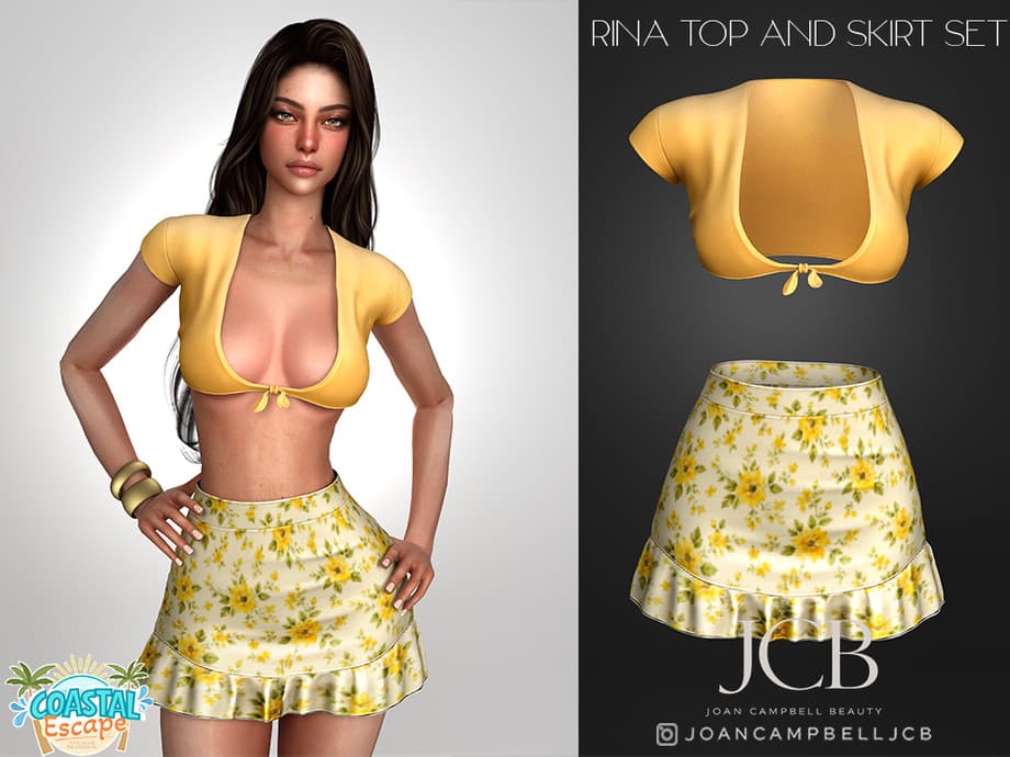 Комплект с топом и юбкой Rina Set